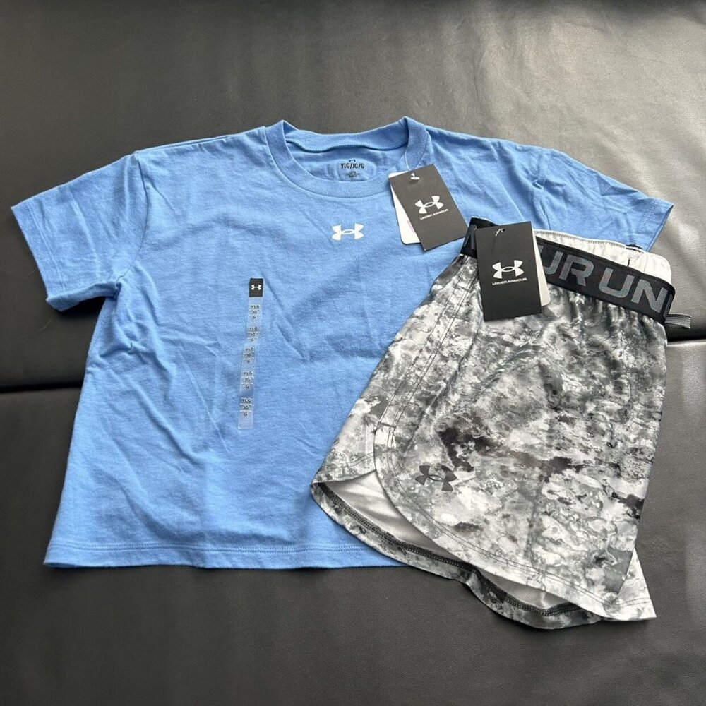 NWT Under Armour Athletic Set Girls Youth Size Large